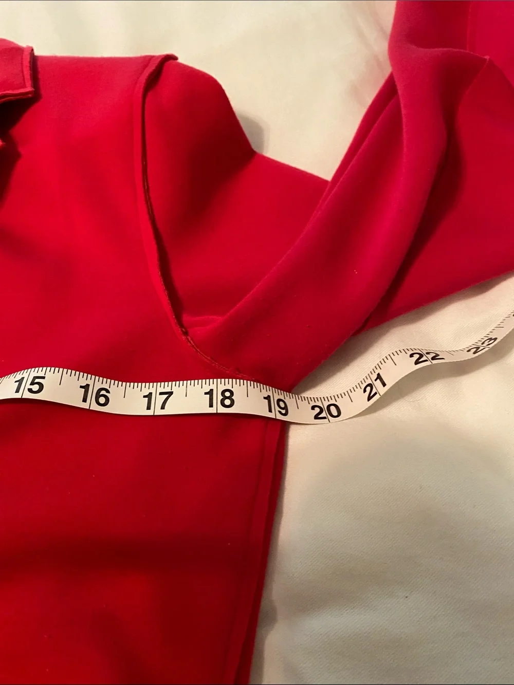 Amanda & Chelsea Red Longline Women's Trench Coat